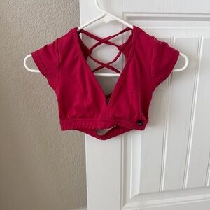 Bro Fitwear Brazilian Brazil Workout Crop Top